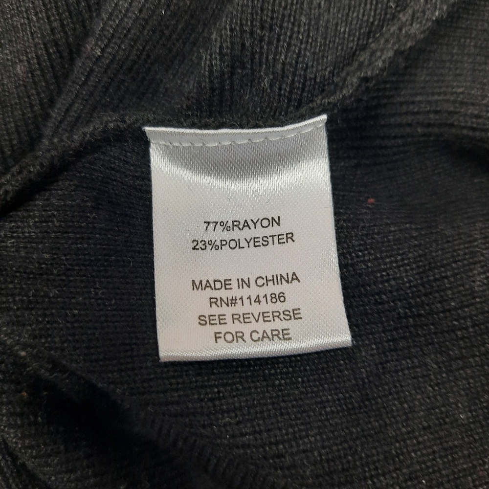 Anthropologie Peyton‎ Primrose Color Block Sweater Gray Black 2X Women's Plus - Picture 8 of 9